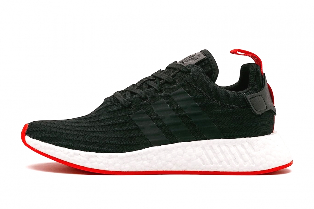 NMD R2 CORE BLACK RED TWO TONED [BA7252]