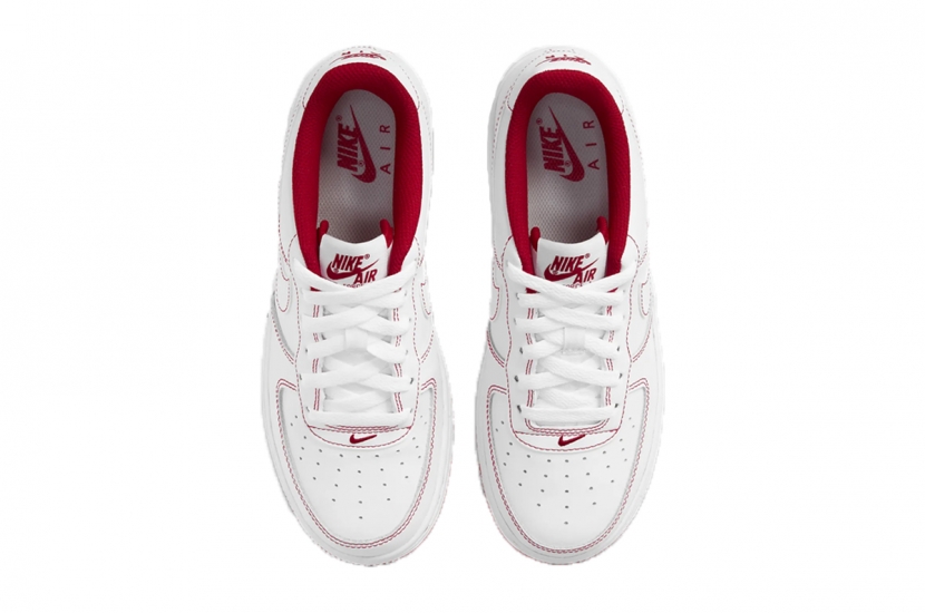 AIR FORCE 1 WHITE RED STITCH [CW1575-100]