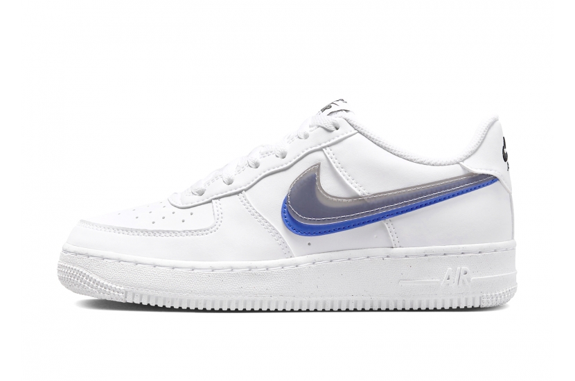 AIR FORCE 1 IMPACT NEXT NATURE DOUBLE SWOOSH GS [FD0688-100]