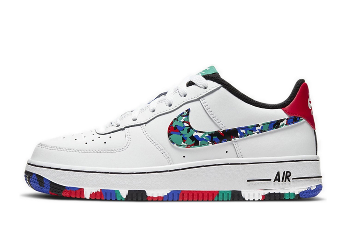 melted crayon air force ones mens