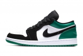 AIR JORDAN 1 LOW MYSTIC GREEN GS [553560-113]