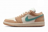 AIR JORDAN 1 LOW POURS OUT A BEACHY “HEMP” COLORWAY [DC0774-130]
