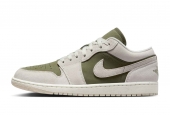 AIR JORDAN 1 LOW SE MEDIUM OLIVE SAIL [HV4089-201]