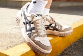 ASICS COURT MZ CREAM BLACK GUM [1203A127-700]