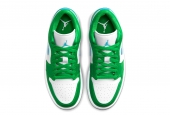 AIR JORDAN 1 LOW LUCKY GREEN AQUATONE [DC0774-304]