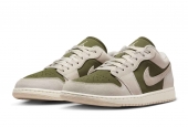 AIR JORDAN 1 LOW SE MEDIUM OLIVE SAIL [HV4089-201]
