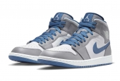 AIR JORDAN 1 MID CEMENT GREY GS [DQ8423-014]