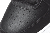 AIR FORCE 1 BLACK WHITE PEBBLED LEATHER [CT2302-002]