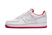 AIR FORCE 1 WHITE RED STITCH MEN [CV1724-100]