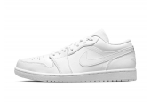 AIR JORDAN 1 LOW TRIPLE WHITE M [553558-136]