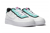 AIR FORCE 1 DOUBLE AQUA BLACK [BV1084-100]