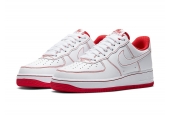 AIR FORCE 1 WHITE RED STITCH MEN [CV1724-100]