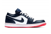 AIR JORDAN 1 LOW OBSIDIAN EMBER GLOW [553558-481]