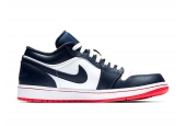 AIR JORDAN 1 LOW OBSIDIAN EMBER GLOW [553558-481]