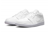 AIR JORDAN 1 LOW TRIPLE WHITE M [553558-136]