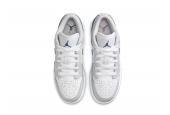 AIR JORDAN 1 LOW MIDNIGHT NAVY NEUTRAL GREY [553560-146]