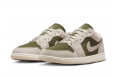 AIR JORDAN 1 LOW SE MEDIUM OLIVE SAIL [HV4089-201]