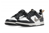 DUNK LOW BLACK WHITE METALLIC [DH9764-001]