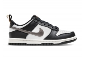 DUNK LOW BLACK WHITE METALLIC [DH9764-001]