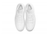 AIR JORDAN 1 LOW TRIPLE WHITE M [553558-136]