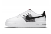 AIR FORCE 1 LOW MESH POCKED WHITE BLACK (GS) [DH9596-100]