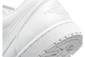 AIR JORDAN 1 LOW TRIPLE WHITE M [553558-136]