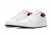 AIR JORDAN 1 LOW WHITE BLACK INFRARED [553560-160]