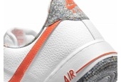 AIR FORCE 1 LV7 GS WHITE TOTAL ORANGE CRATER [DN8016-100]