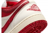 AIR JORDAN 1 LOW "METALLIC RED SWOOSH" [HJ9338-106]