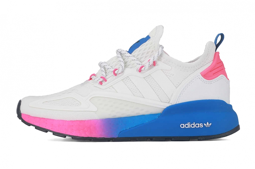 ZX 2K BOOST WHITE PINK BLUE [FY0605]
