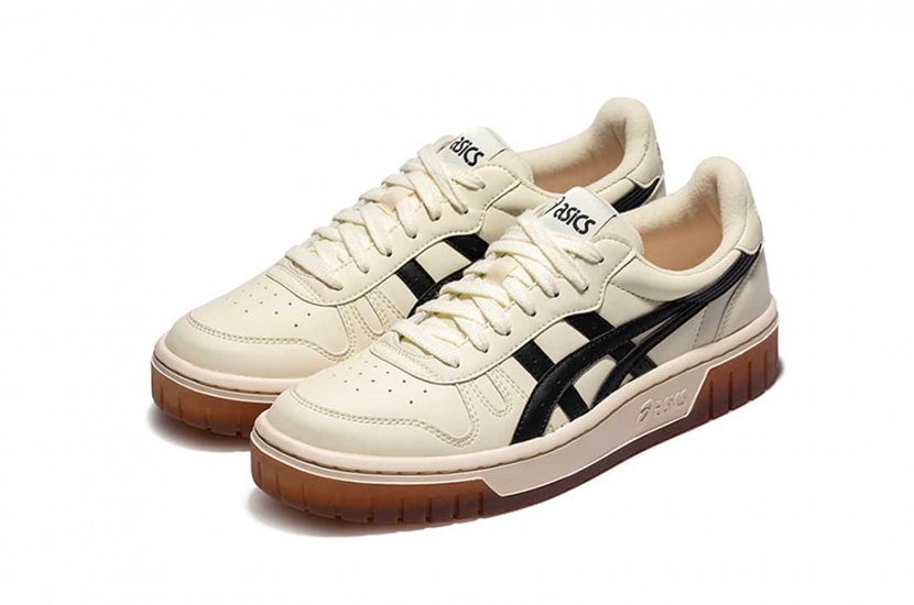 ASICS COURT MZ CREAM BLACK GUM [1203A127-750]