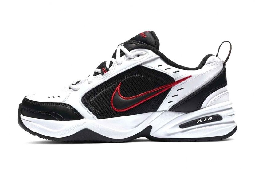 NIKE AIR MONARCH IV WHITE BLACK [415445-101]