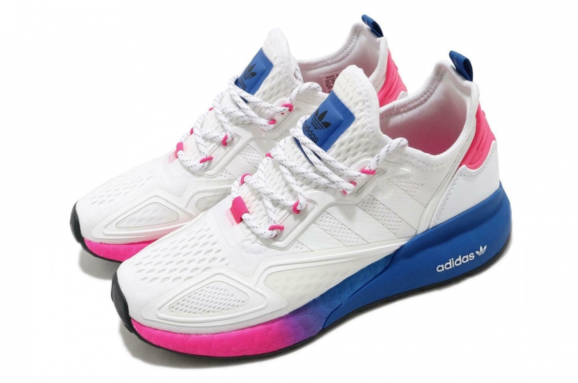 ZX 2K BOOST WHITE PINK BLUE [FY0605]