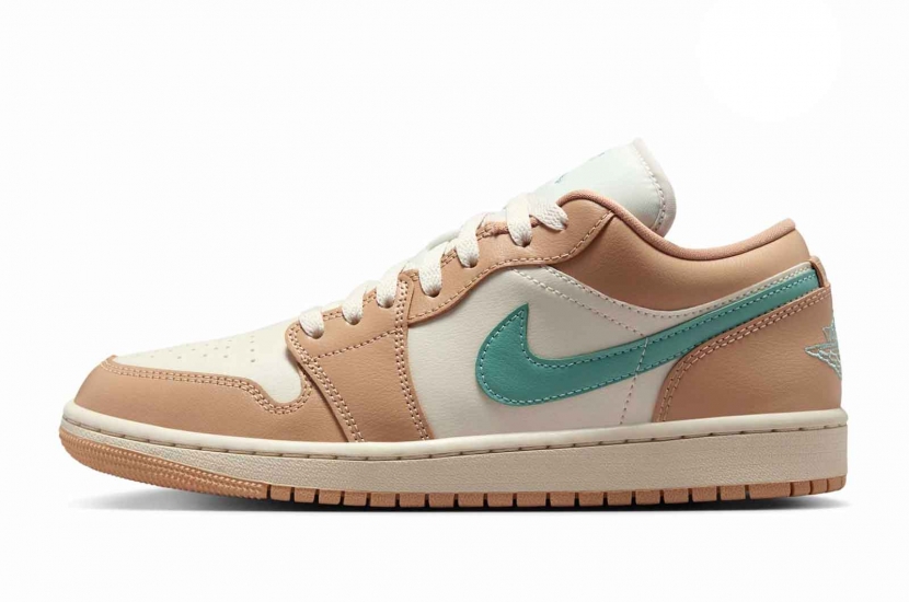 AIR JORDAN 1 LOW POURS OUT A BEACHY “HEMP” COLORWAY [DC0774-130]