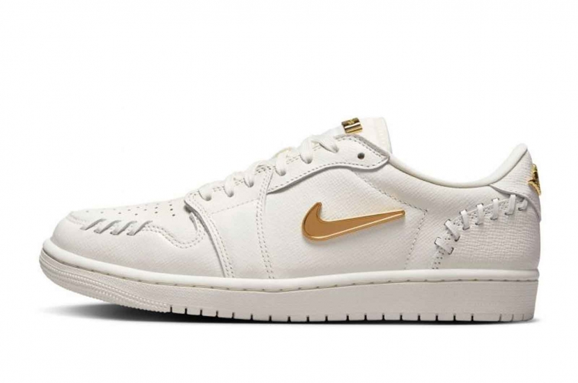 AIR JORDAN 1 LOW METHOD OF MAKE SAIL METALLIC GOLD [FN5032-100]