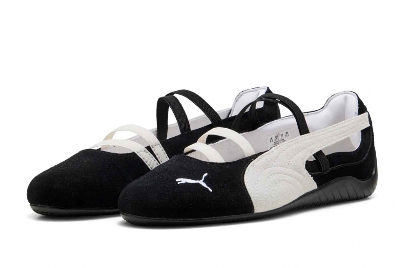 PUMA WMNS SPEEDCAT BALLET SD BLACK WHITE [401287-06]