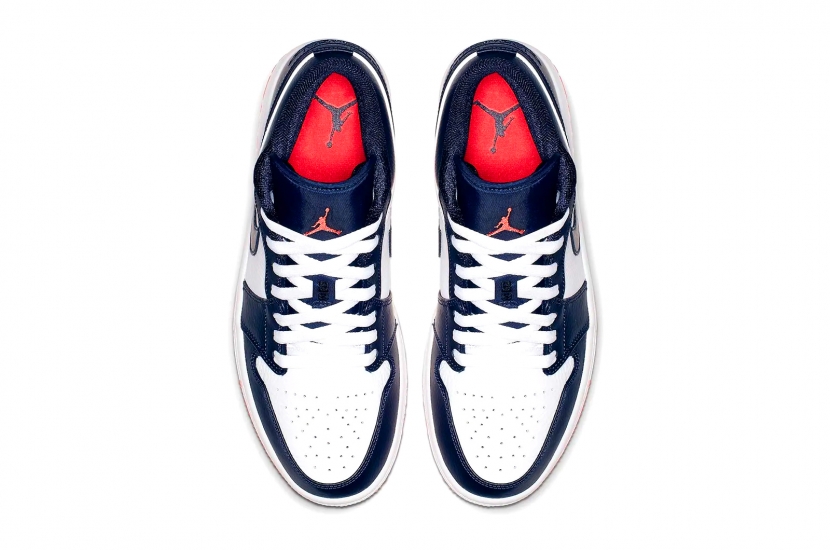 AIR JORDAN 1 LOW OBSIDIAN EMBER GLOW [553558-481]