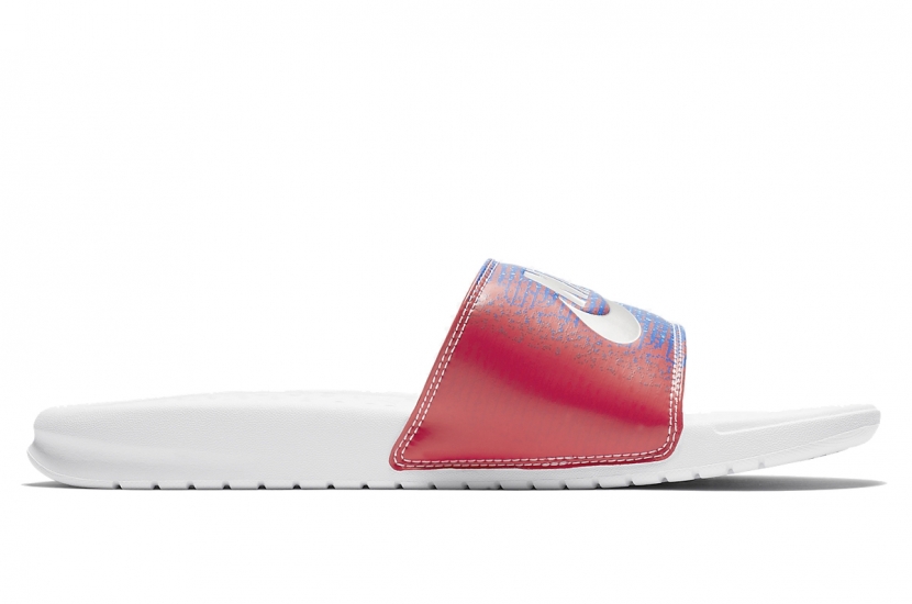 NIKE BENASSI SLIDE NEBULA METALLIC SILVER [AQ7983-100]