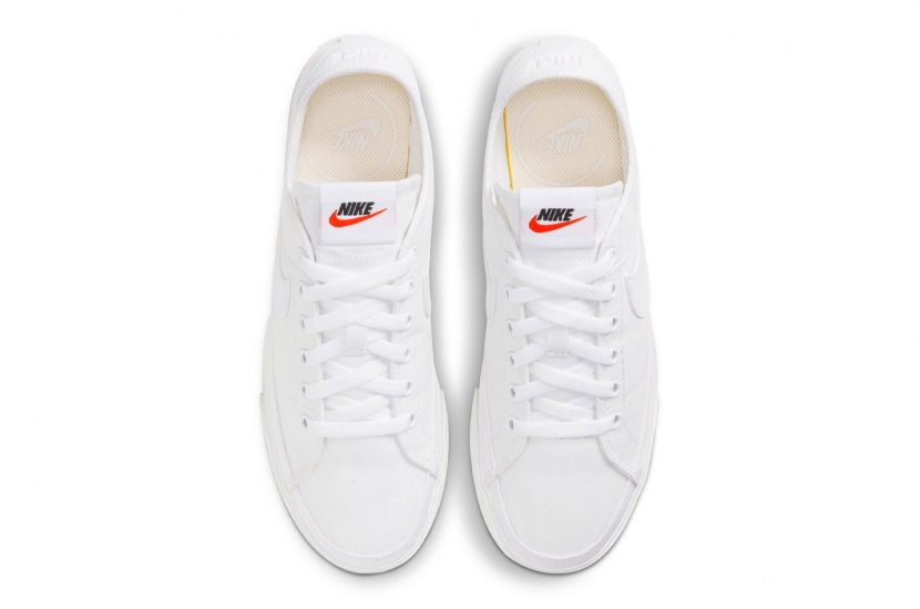 WMNS COURT LEGACY CANVAS ‘TRIPLE WHITE’ [CZ0294-100]