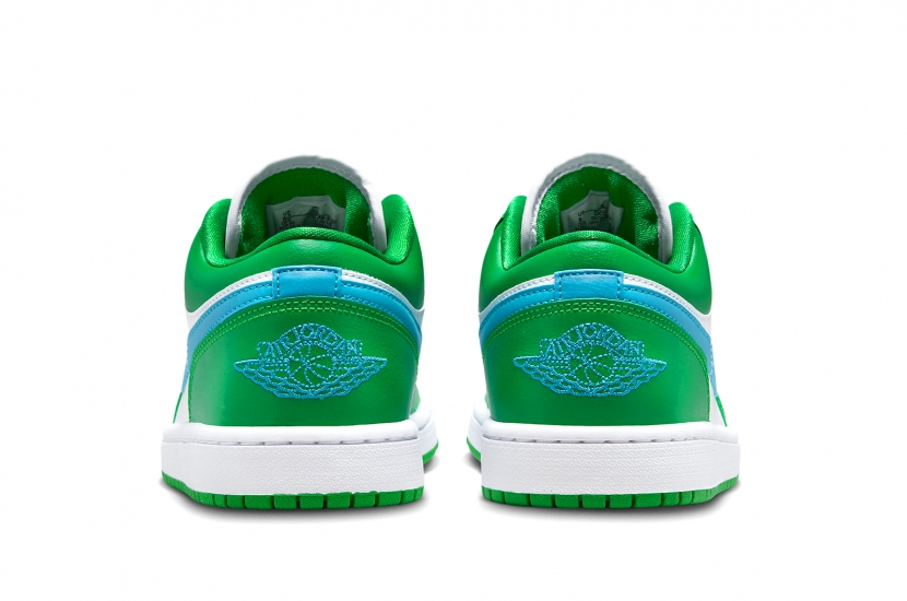 AIR JORDAN 1 LOW LUCKY GREEN AQUATONE [DC0774-304]