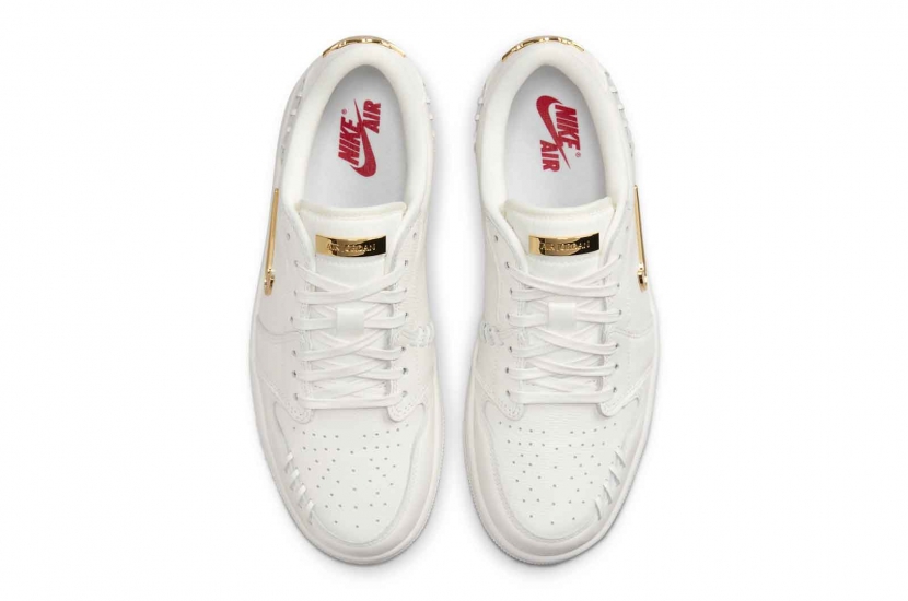 AIR JORDAN 1 LOW METHOD OF MAKE SAIL METALLIC GOLD [FN5032-100]