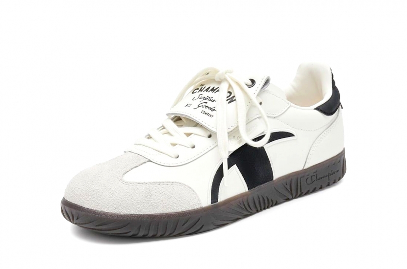CHAMPION ESSENTIALS T-TRAINER CREAM BLACK [U4CFCTW15U3] 