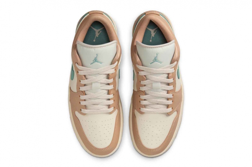 AIR JORDAN 1 LOW POURS OUT A BEACHY “HEMP” COLORWAY [DC0774-130]