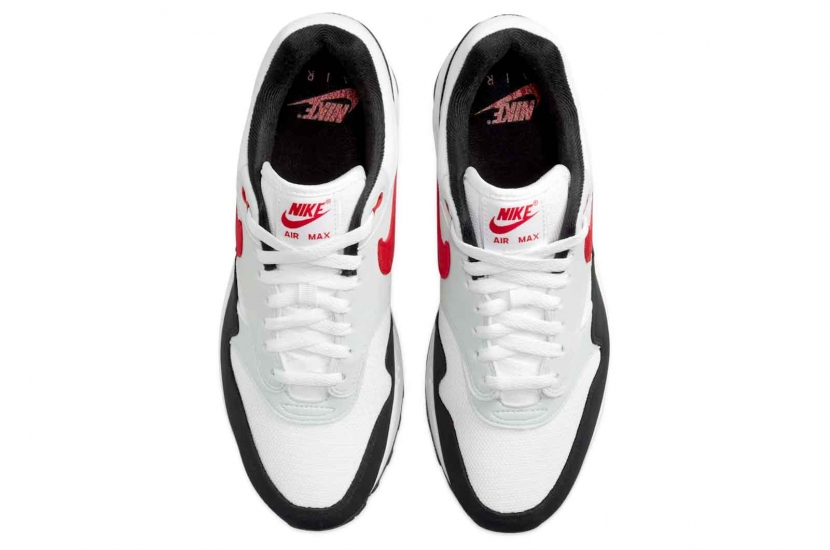AIR MAX 1 PURE PLATINUM AND UNIVERSITY RED [FB9082-101]