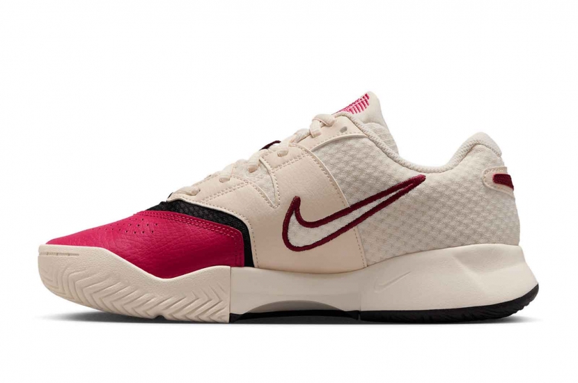 NIKE COURT LITE 4 "PALE IVORY SAIL BLACK TEAM RED" [FD6575-103]