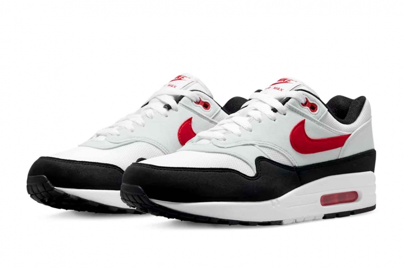 AIR MAX 1 PURE PLATINUM AND UNIVERSITY RED [FB9082-101]
