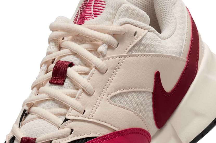 NIKE COURT LITE 4 "PALE IVORY SAIL BLACK TEAM RED" [FD6575-103]