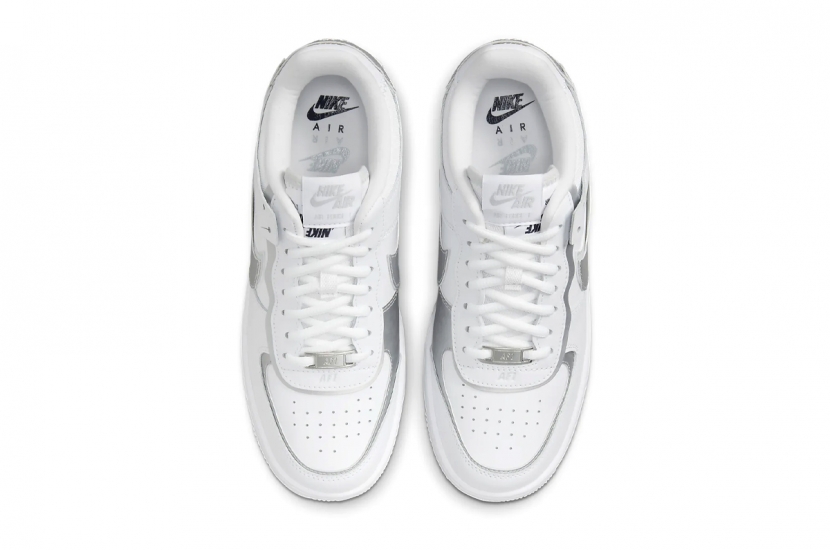 AIR FORCE 1 SHADOW WHITE METALLIC SILVER [CI0919-119]