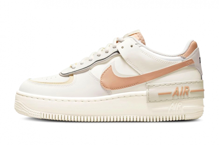AIR FORCE 1 SHADOW SAIL FOSSIL LIGHT BONE [CI0919-116]