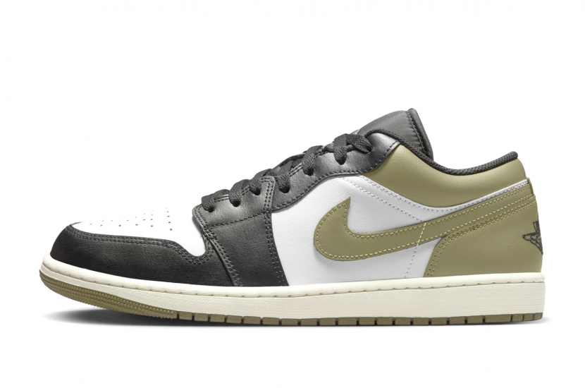 AIR JORDAN 1 LOW MEDIUM OLIVE [553558-092] | [553560-092]